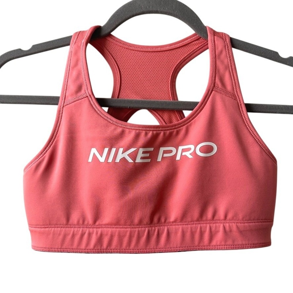 Nike Pro Coral Floral‎ Reversible Sports Bra Athleisure Fitness Workout Gym NOTE